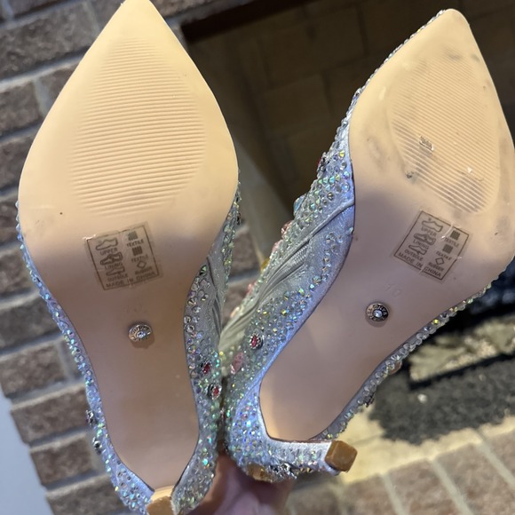 azalea wang Lamarca Pink Rhinestone Knee High Boots Size 10 Boots - Picture 12 of 16